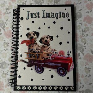 Cute Dalmatian Dog Journal, Lined, Approx. 75 pages, 6" x 8"